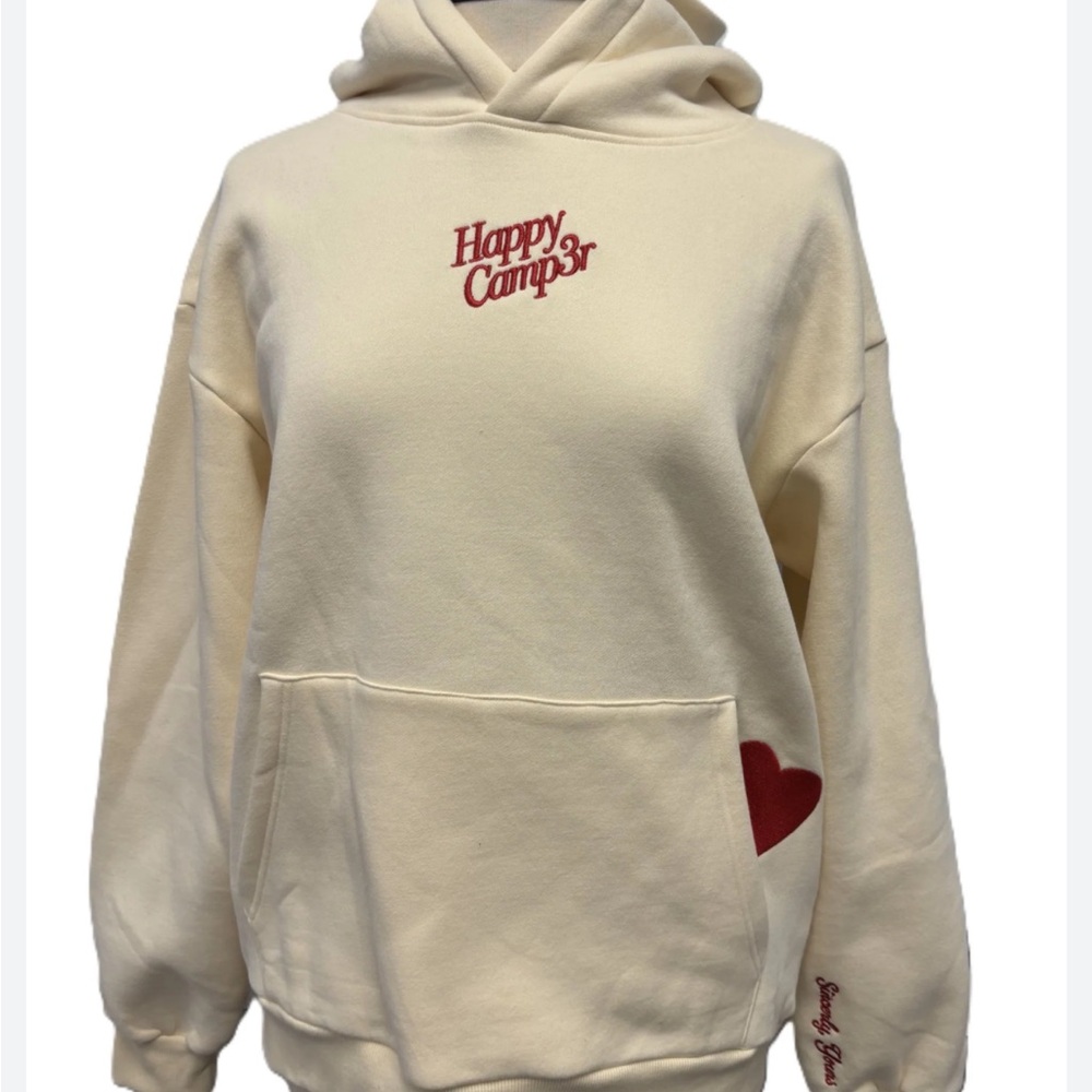 Happy Camp3r cream  hoodie